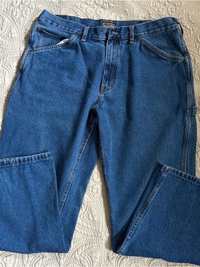C E Schmidt Carpenter Men's Jeans in Blue Denim